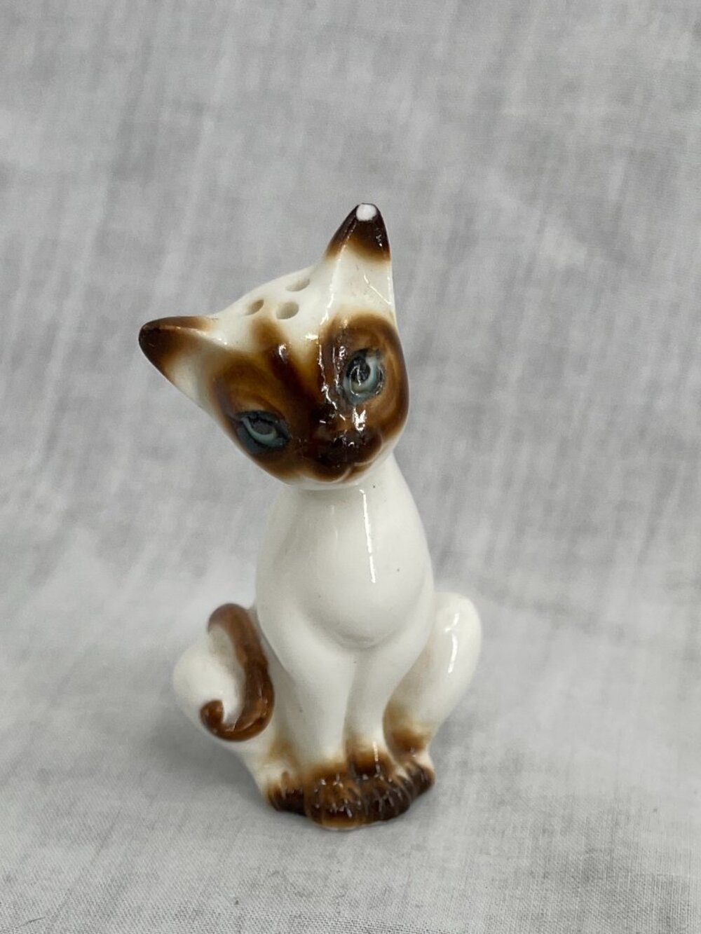 Vintage Rare Siamese Cat Salt Shaker